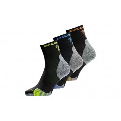 Odlo Pack de 3 Ceramicool Quarter Chaussettes