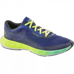 chaussure running KIPRUN KD Plus homme Couleur : Bleu encre/Jaune acide fluo