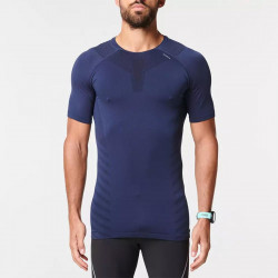T-shirt running homme respirant Kiprun Skincare coloris bleu