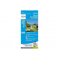 Carte IGN 2349ET Massif du Canigou Cartes