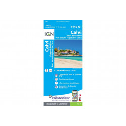 Carte IGN 4149OT Calvi Cartes