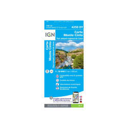 Carte IGN 4250OT Corte Monte Cinto Cartes