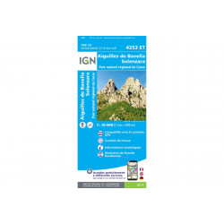 Carte IGN 4253ET Aiguilles de Bavella Solenzara Cartes