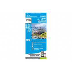 Carte IGN 3633ET Tignes Val-d'Isère Cartes