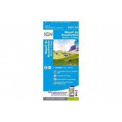 Carte IGN 3532OT Massif du Beaufortain Cartes