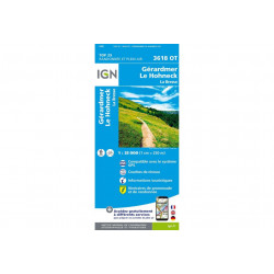 Carte IGN 3618OT Gérardmer Le Hohneck Cartes