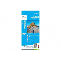 Carte IGN 1215OT Le Mont-Saint-Michel Cartes