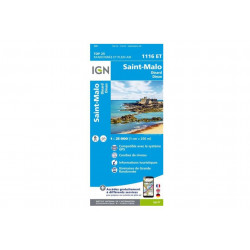 Carte IGN 1116ET Saint-Malo Cartes