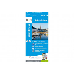 Carte IGN 0916OT Saint-Brieuc Cartes