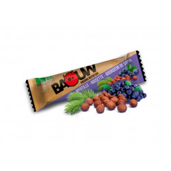 Baouw Barre nutritionnelle bio - Myrtille sauvage - Noisette - Bourgeon de sapin