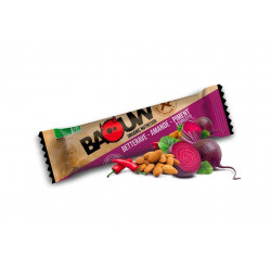 Baouw Barre nutritionnelle bio - Betterave - Amande - Piment d'Espelette Diététique Barres