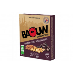 Baouw Étui 3 barres nutritionnelles bio - Sarrasin - Cajou - Olive de Kalamata Diététique