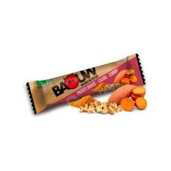 Baouw Barre nutritionnelle bio - Patate douce - Cajou - Curry Diététique Barres