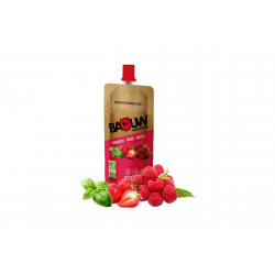 Baouw Purée nutritionnelle bio - Framboise - Fraise - Basilic Diététique Gels