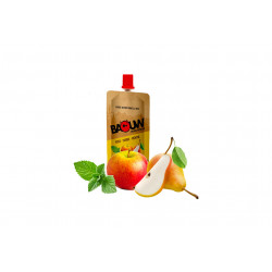 Baouw Purée nutritionnelle bio - Poire - Pomme - Menthe Diététique Gels