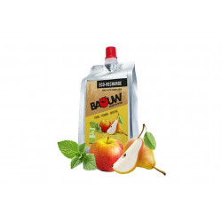 Baouw Eco recharge XXL purée nutritionnelle bio - Poire - Pomme - Menthe Diététique Gels