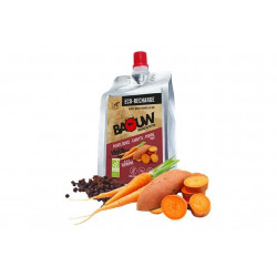 Baouw Eco recharge XXL purée nutritionnelle bio - Patate douce - Carotte - Poivre Timut