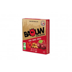 Baouw 3 barres nutritionnelles bio - Cerise - Amande - Hibiscus Diététique Barres