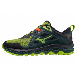 Chaussures de trail mizuno wave mujin 8 vert   gris 44