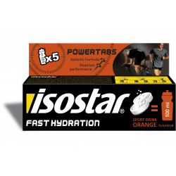 Isostar Powertabs Fast Hydration - Orange Diététique Boissons