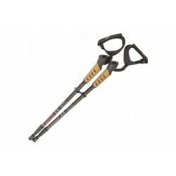 2 batons de marche nordique duralumin noir reglable de 65 a 138 cm 0708008