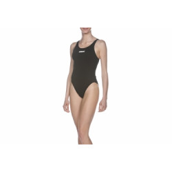 Maillot de bain femme solid tech high noir 36