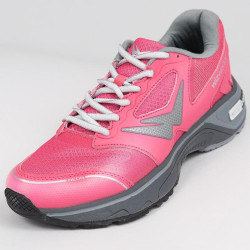 Chaussures de running femme Wizwedge Neon PCS Rose Gris