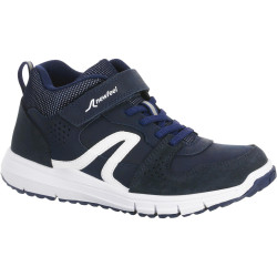 Chaussures marche enfant Protect 560 cuir marine / blanc