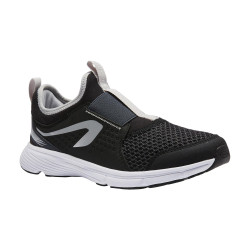 Chaussures enfant d'athlétisme run support easy noires grises