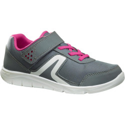 Chaussures marche enfant PW 100 gris / rose