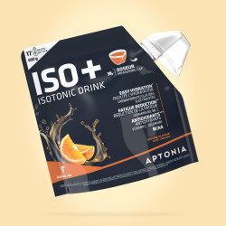 BOISSON ISOTONIQUE POUDRE ISO+ ORANGE 650G