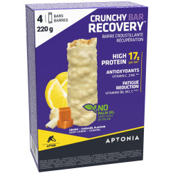 Barre croustillante récupération CRUNCHY RECOVERY BAR 55g X 4 Citron et Caramel