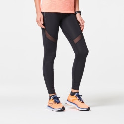 COLLANT RUNNING FEMME AVEC MAINTIEN KIPRUN SUPPORT NOIR