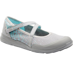 Ballerines marche urbaine femme PW 160 Br'easy gris / turquoise