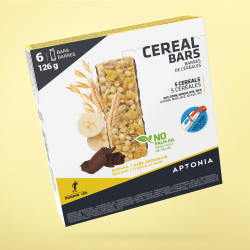 BARRE ENERGETIQUE AUX CEREALES BANANE/TALON CHOCOLAT 6X21G