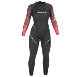 Combinaison néoprène de natation en eau libre femme OWS 4/2 mm
