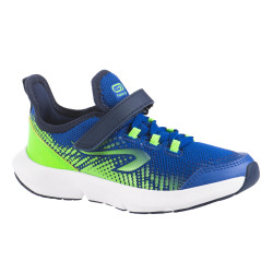 chaussures running enfant AT FLEX RUN bleu électrique et vertes