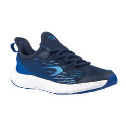 Chaussures de running enfant AT Flex Run bleues vif et bleues ciel à lacets