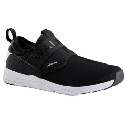 Chaussures marche urbaine femme PW 160 Slip On noir