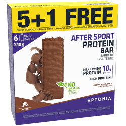 Barre protéines AFTER SPORT Chocolat 40g*5 + 1 gratuite