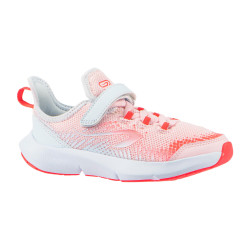 chaussures running enfant AT FLEX RUN Scratch roses et grises