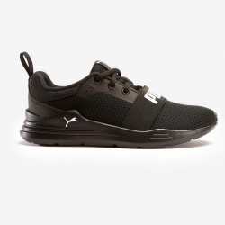 Chaussures marche enfant Puma Wired noir lacets