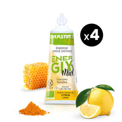 Overstims Gel Energix miel bio citron