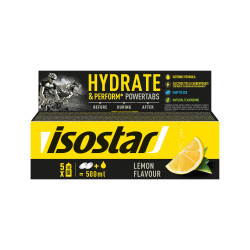 Boisson isotonique tablettes POWERTABS Citron 10x12g