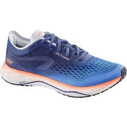 CHAUSSURE DE RUNNING FEMME KIPRUN KD LIGHT BLEU CORAIL