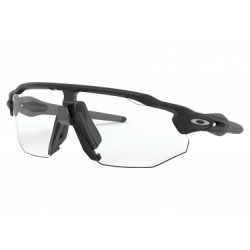 Lunettes oakley radar ev advancer   matte black   clear black iridium photochromic   ref