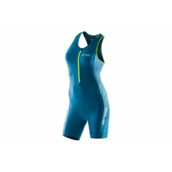 Combinaison sans manche orca femme core race suit turquoise s