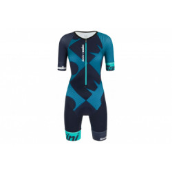 Trifonction manches courtes femme santini x ironman cupio bleu  xs