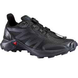 Chaussure de Trail running Homme SALOMON SUPERCROSS noire.