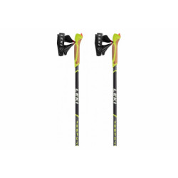 Paire de batons de marche nordique leki response gris vert 120